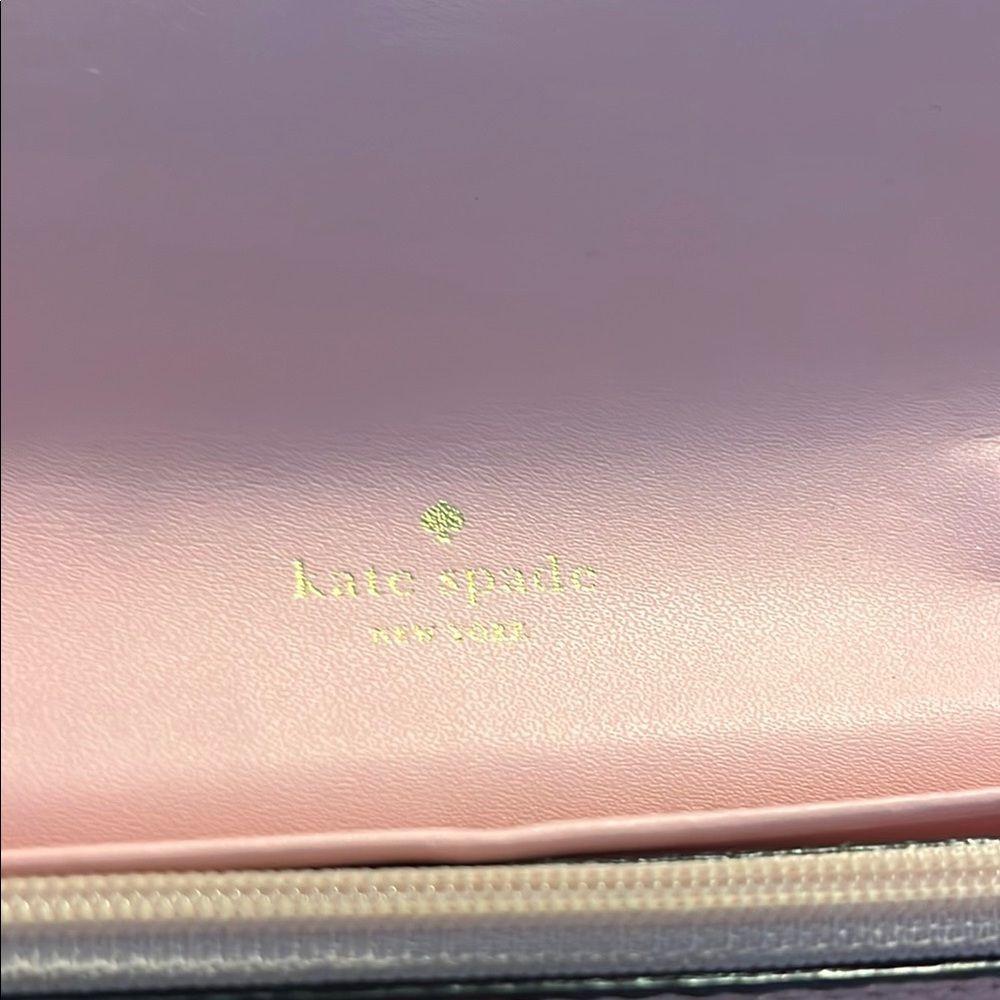 Kate Spade Pink and Gold Bow Clutch - Picture 11 of 16